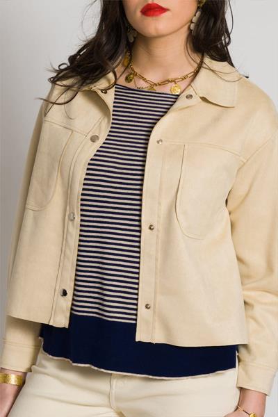 Veste suédine SANTANA