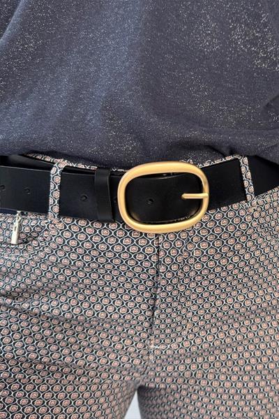 Ceinture large en cuir WARLY