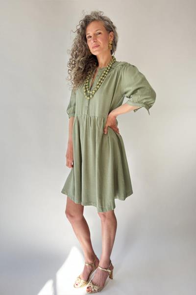 Robe ample avec basque MARAN