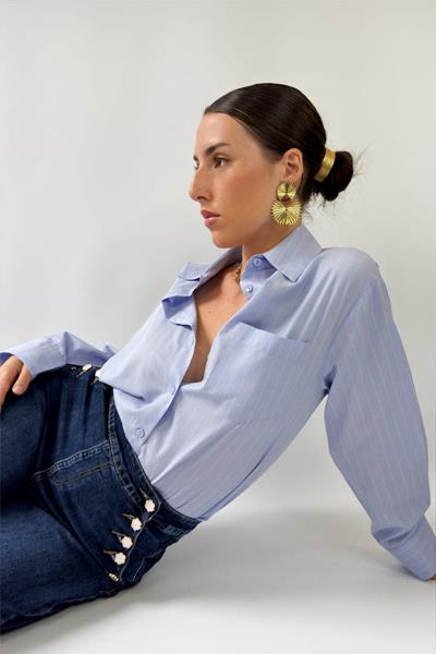 Chemise rayée en coton IMANO