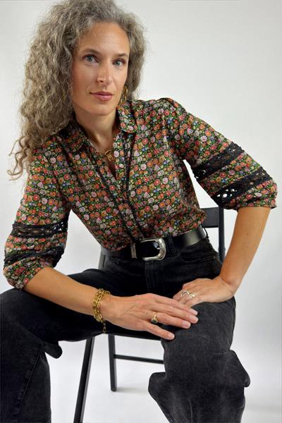 Chemisier imprimé JOALINE