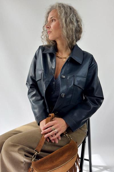 Blouson simili cuir SEGA