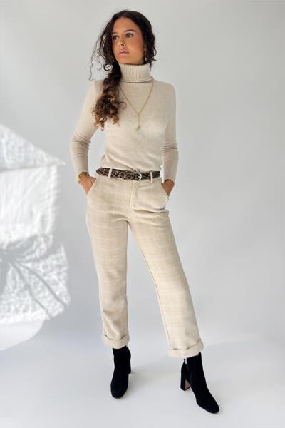 Pantalon droit tartan FLAUBERT