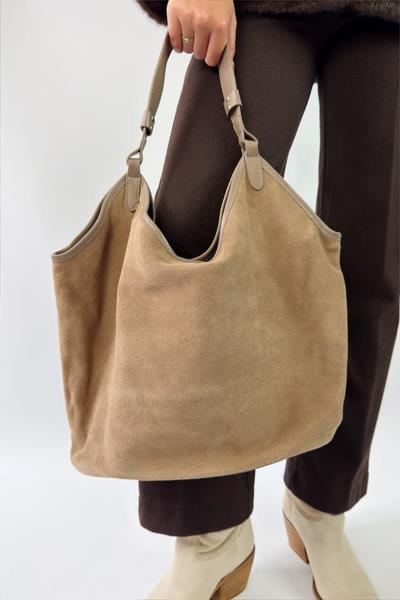 Sac en cuir suédé GEDEAS
