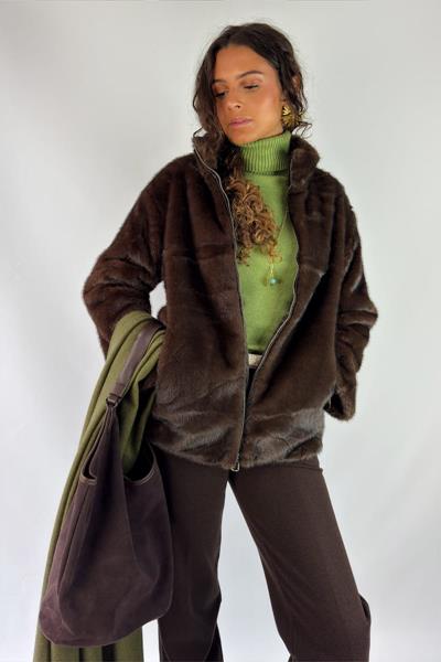 Veste en fausse fourrure KENZARA