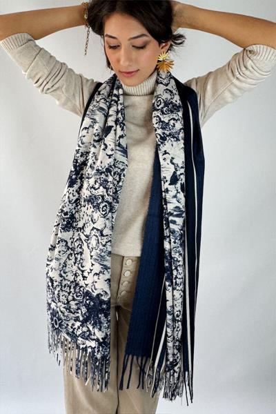 Grande écharpe imprimée LUXE