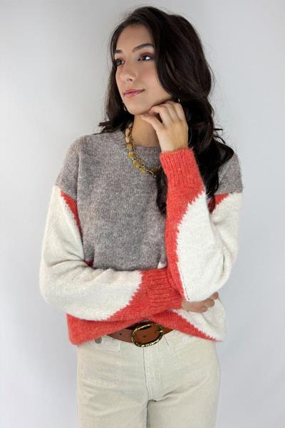 Pull en jacquard intarsia MACIO