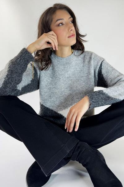 Pull en jacquard intarsia MACIO