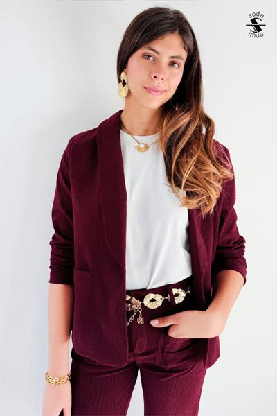 Blazer velours côtelé SODE2025 8