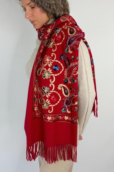 Echarpe brodée DJANIS