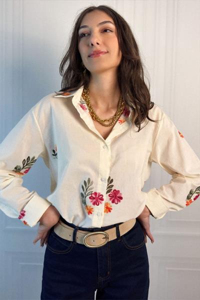 Chemise brodée ROSA