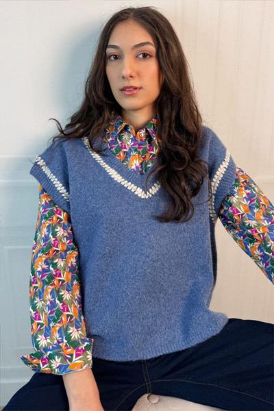 Pull sans manche ALBERTINA