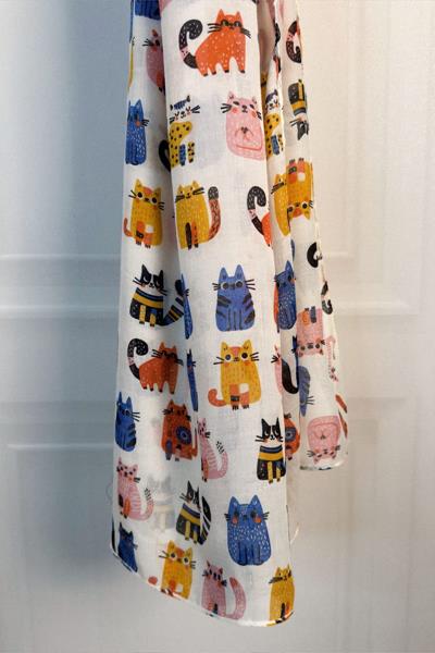 Foulard imprimé CATS