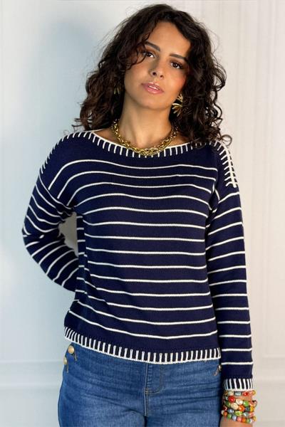 Pull marinière MALALA