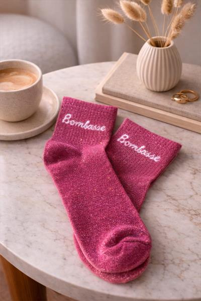 Chaussettes pailletées REX