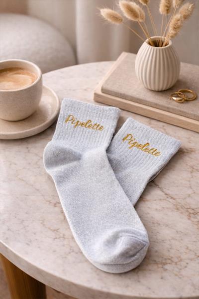 Chaussettes pailletées REX