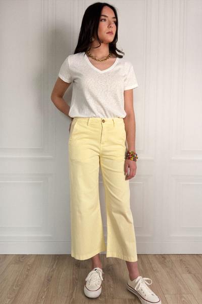 pantalon 7/8ème jambes larges NARA