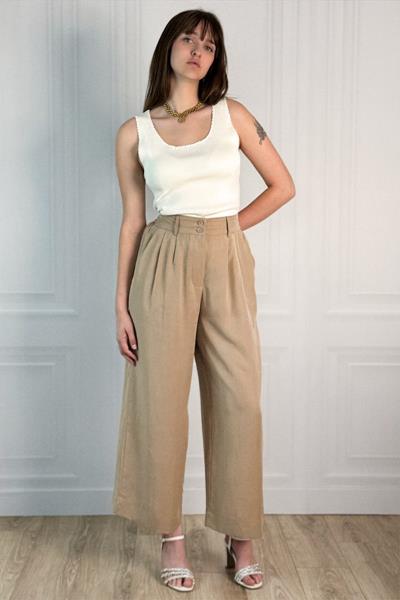 Pantalon jambes larges TOKANO