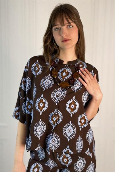 Chemise imprimée LUXIA