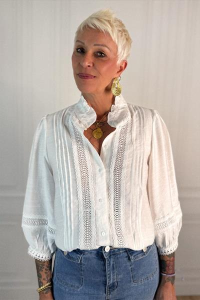 Chemise manches ¾ NESKA