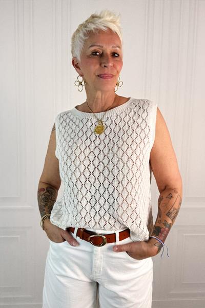 Débardeur dentelle STARMANIA