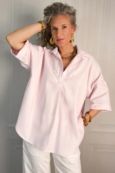 Blouse oxford oversized OXFO