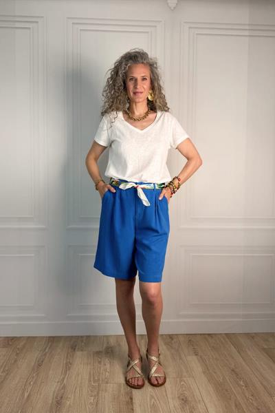 Bermuda lin viscose EMERIO