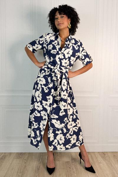 Robe chemise maxy SITAYA