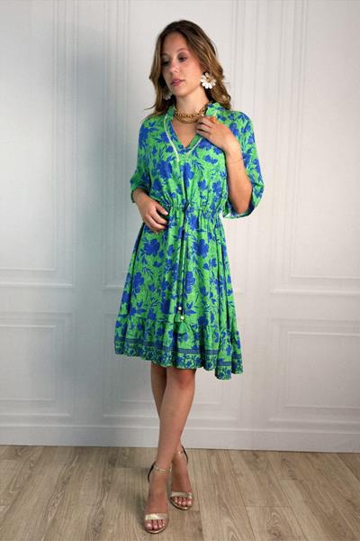 Robe courte imprimée SOSUN