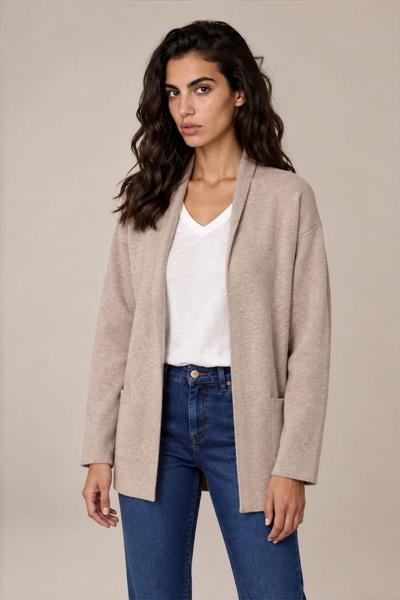 Gilet col châle CLINTON