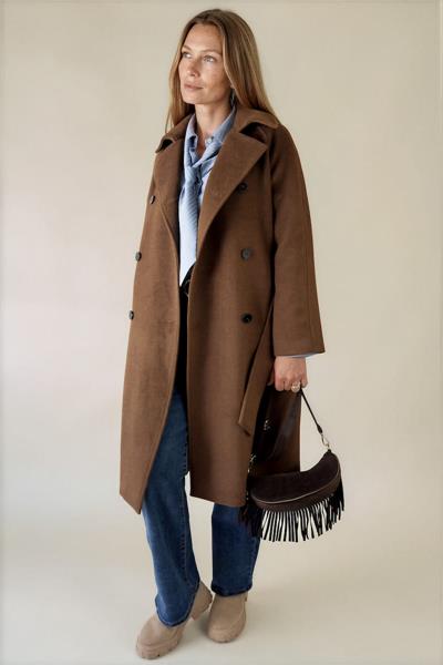 Manteau long SEZONIA