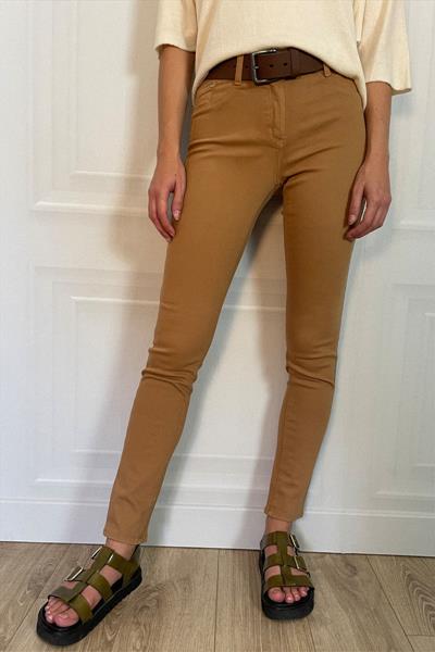 Pantalon en toile camel ASAF